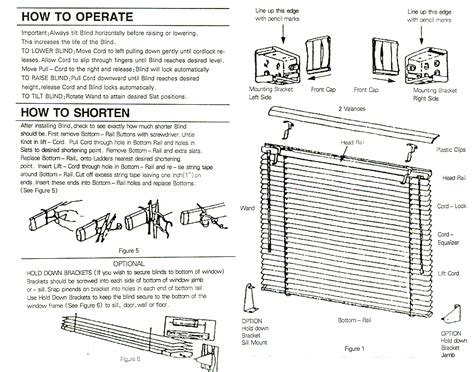 window blind installation instructions